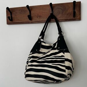 Vintage Zebra Print Handbag by Attention